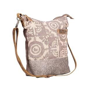 Myra Bag Tan and Cream Crossbody